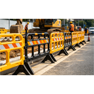 PVC道路護欄 | 輕量化隔離欄/膠欄河