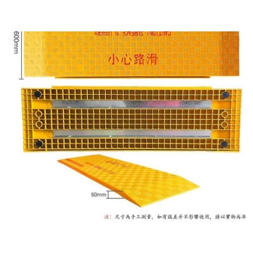 Pedestrian Ramp Rubber Mat | Sidewalk Curb Ramp | Road Transition Plate