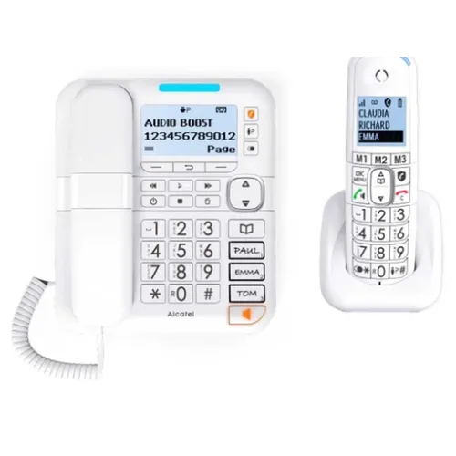 Alcatel Smart Call Block 智能防騷擾數字無繩電話 XL785 | 大按鍵DECT家用電話