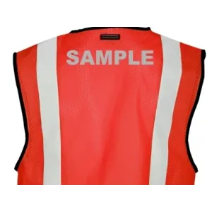 Fluorescent Reflective Garment Model MS01701R