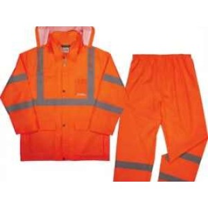 Windproof Heavy Rain High-Vis Reflective Raincoat